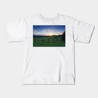 Foothills Sunset Kids T-Shirt